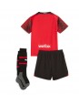 Otroški Nogometna dresi replika AC Milan Domači 2023-24 Kratek rokav (+ hlače)